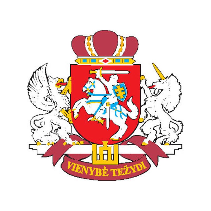 Lithuania Coat Of Arms N155 A4 Photo Print