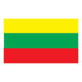 Lithuania Flag N1368 A4 Photo Print