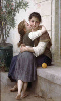 Little Coaxing 1890 Bouguereau A4 Photo Print