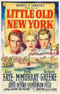 Little Old New York 1940 01  film star poster A4 Photo Print