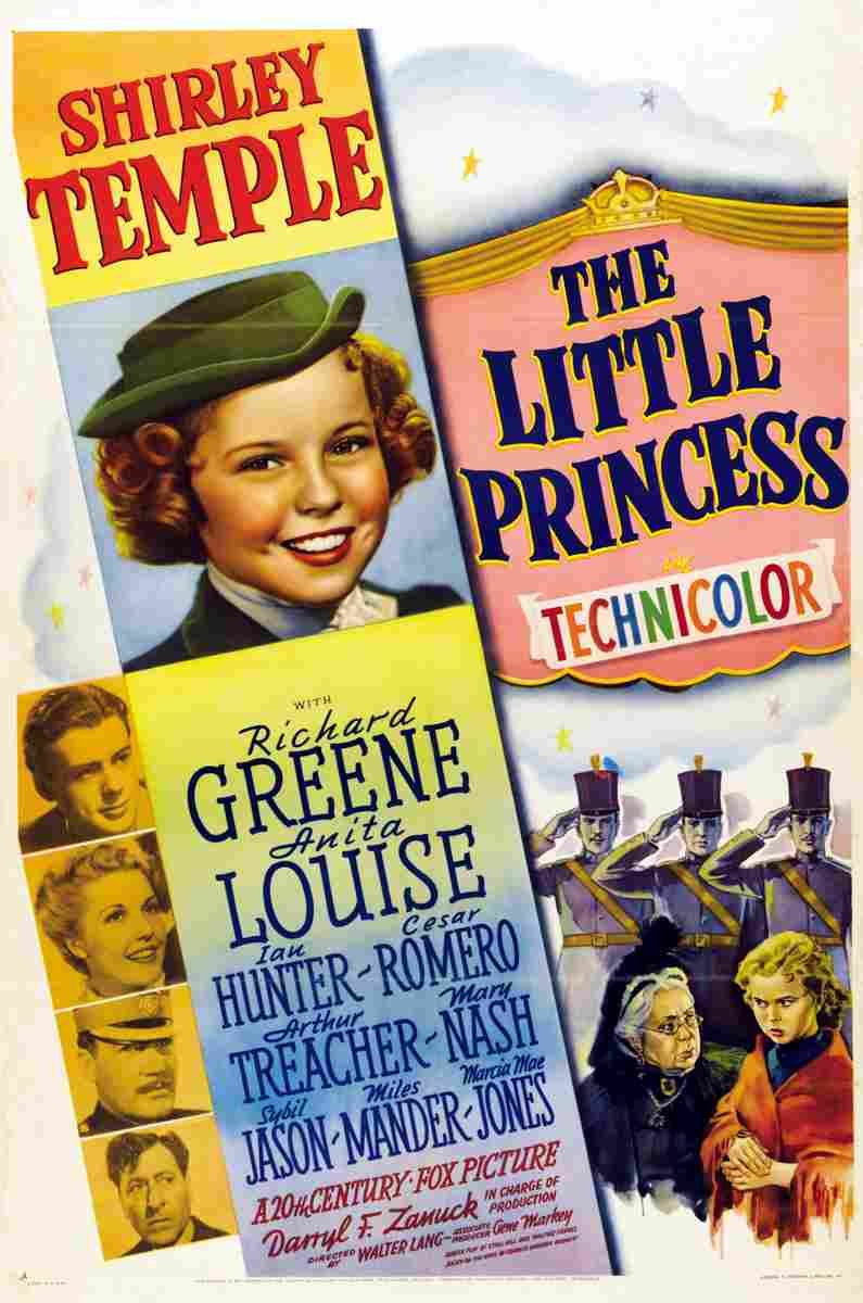 Little Princess The 1939 01  film star poster A4 Photo Print