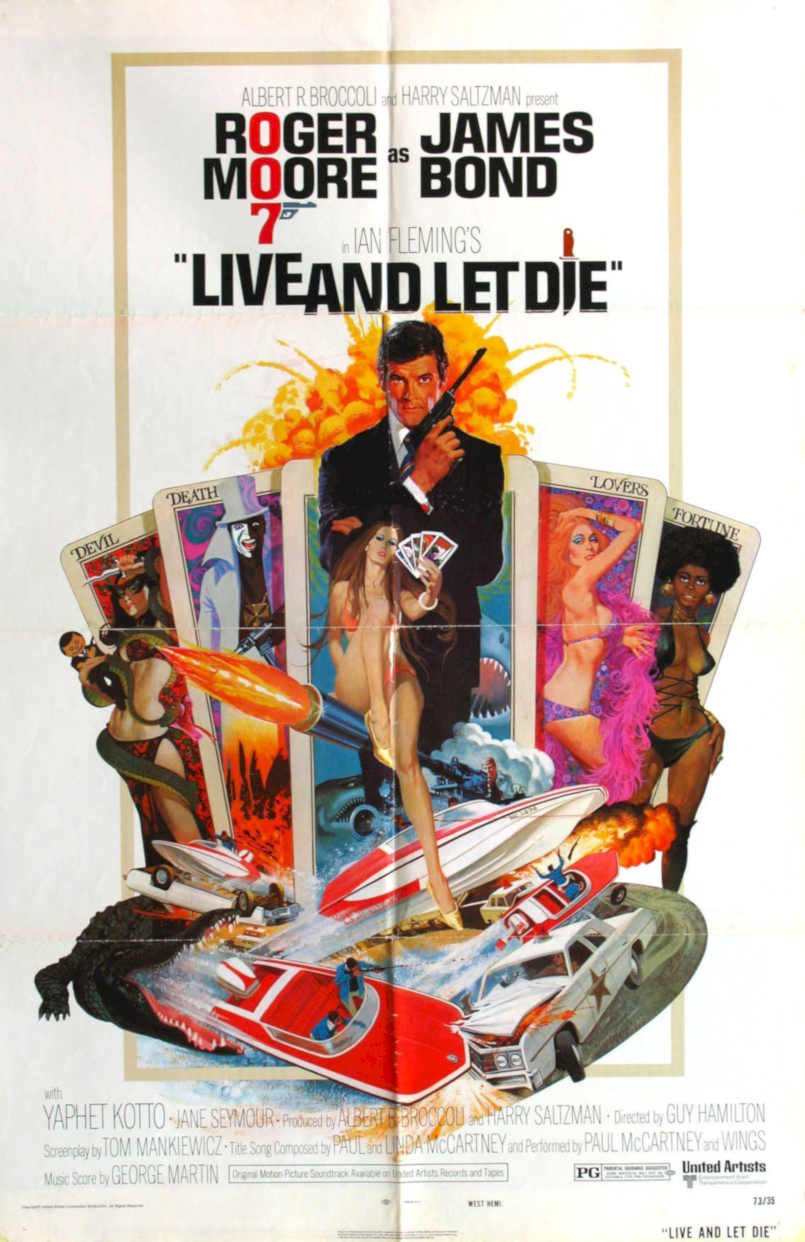Live Let Die Vintage Retro Advert Poster A4 Photo Print