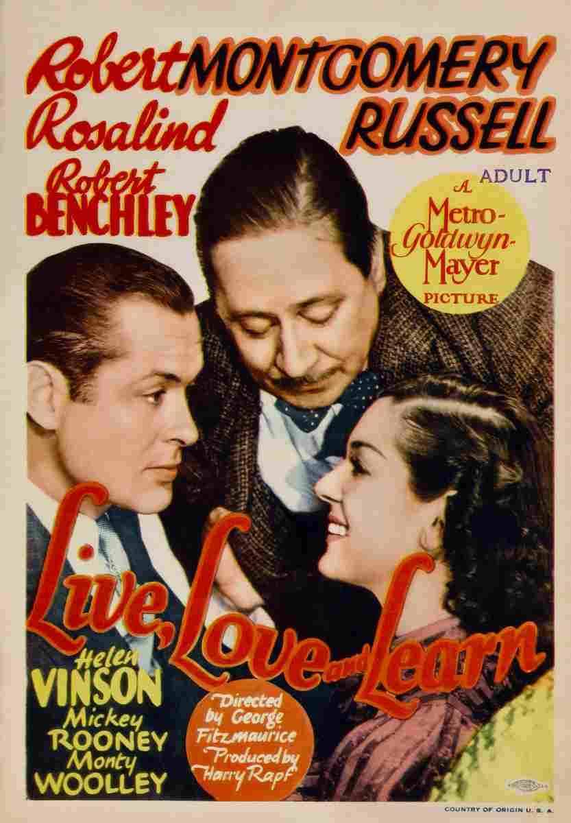 Live Love and Learn 01  film star poster A4 Photo Print