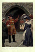 Living London 1902 William Barnes Wollen 1857 1936 3 Vintage A4 Photo Print
