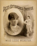 Lizzie Webster Extravaganza Vintage Retro Advert Poster A4 Photo Print