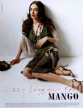 Lizzy Jagger Mango Vintage Retro Advert Poster A4 Photo Print