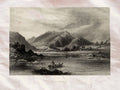 Llanberis Wales Uk Meyer 1840 Vintage A4 Photo Print
