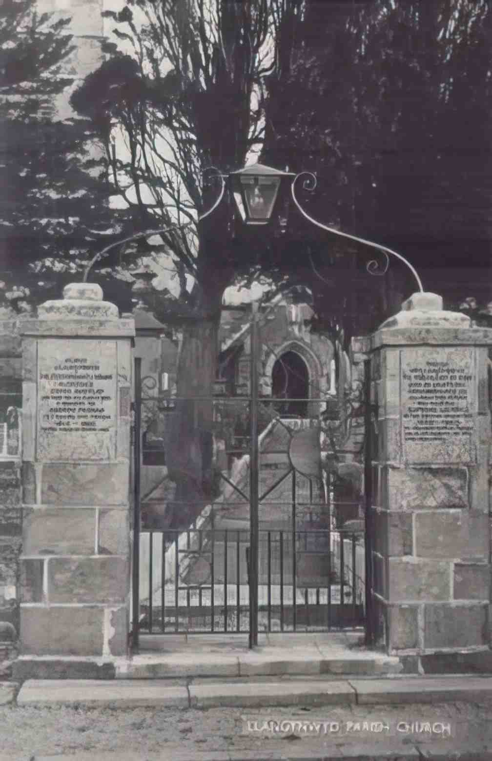 Llangynwyd Parish Church Vintage A4 Photo Print