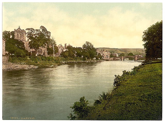 Llanrwst Vintage A4 Photo Print