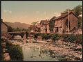 Llewellyn Hotel Beddgelert Vintage A4 Photo Print