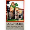 Lner Colchester Essex Railway Vis Vintage Retro Advert Poster A4 Photo Print