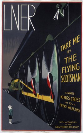 Lner Flying Scotsman Advert A4 Photo Print