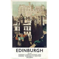 Lner Lms Edinburgh Railway Art Vintage Retro Advert Poster A4 Photo Print