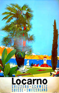 Locarno Advert A4 Photo Print