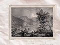 Loch Killin Scotland Pernot 1827 Vintage A4 Photo Print