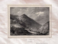 Loch Lubnaig Scotland Pernot 1827 Vintage A4 Photo Print