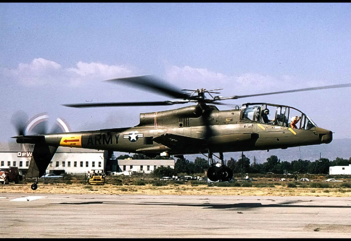 Lockheed Ah56 Cheyenne Attack Helicopter Prototype United States 2 A4 Photo Print