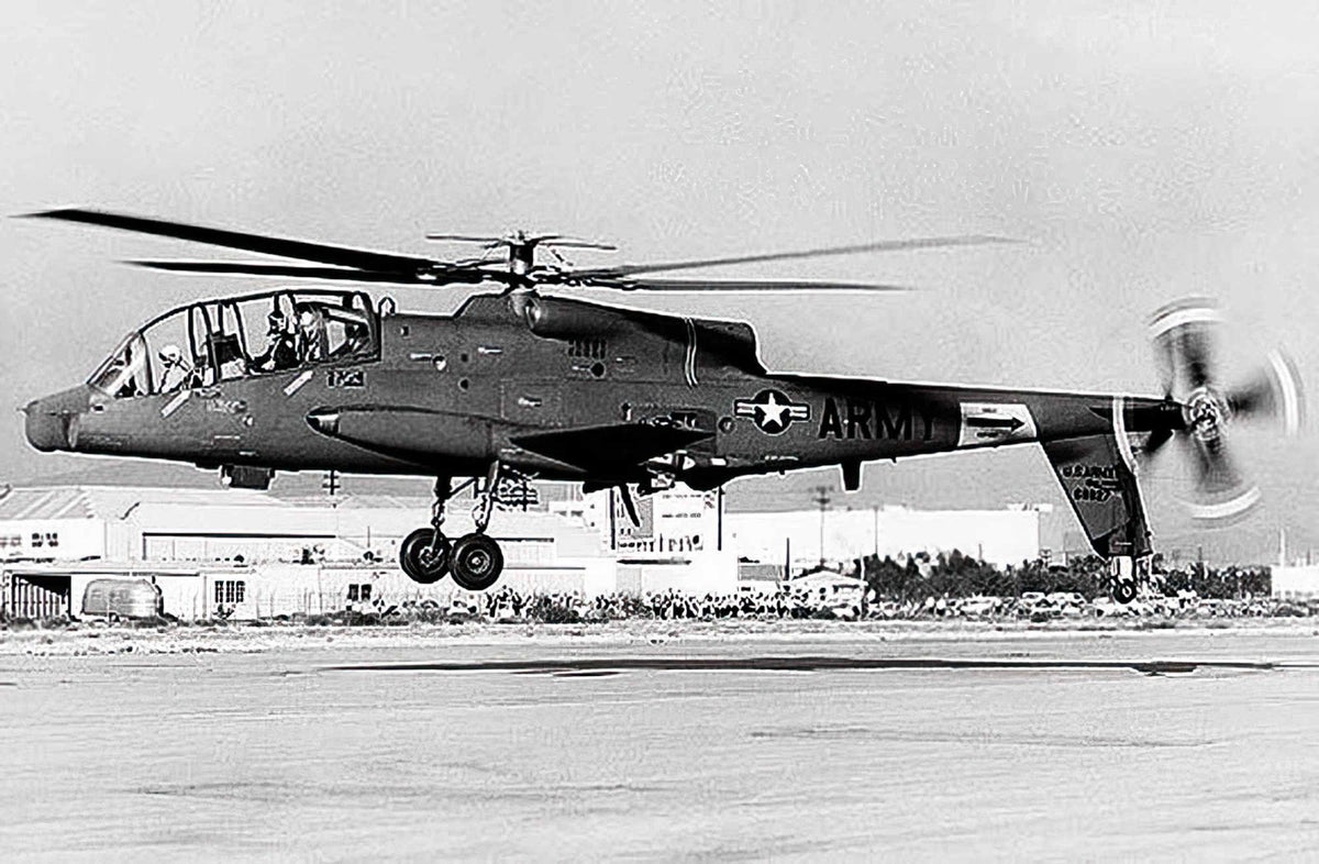 Lockheed Ah56 Cheyenne Attack Helicopter Prototype United States 7 A4 Photo Print