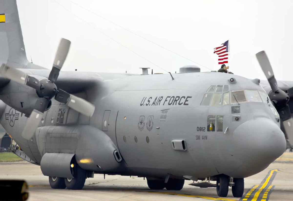 Lockheed C130 Hercules Transport A4 Photo Print