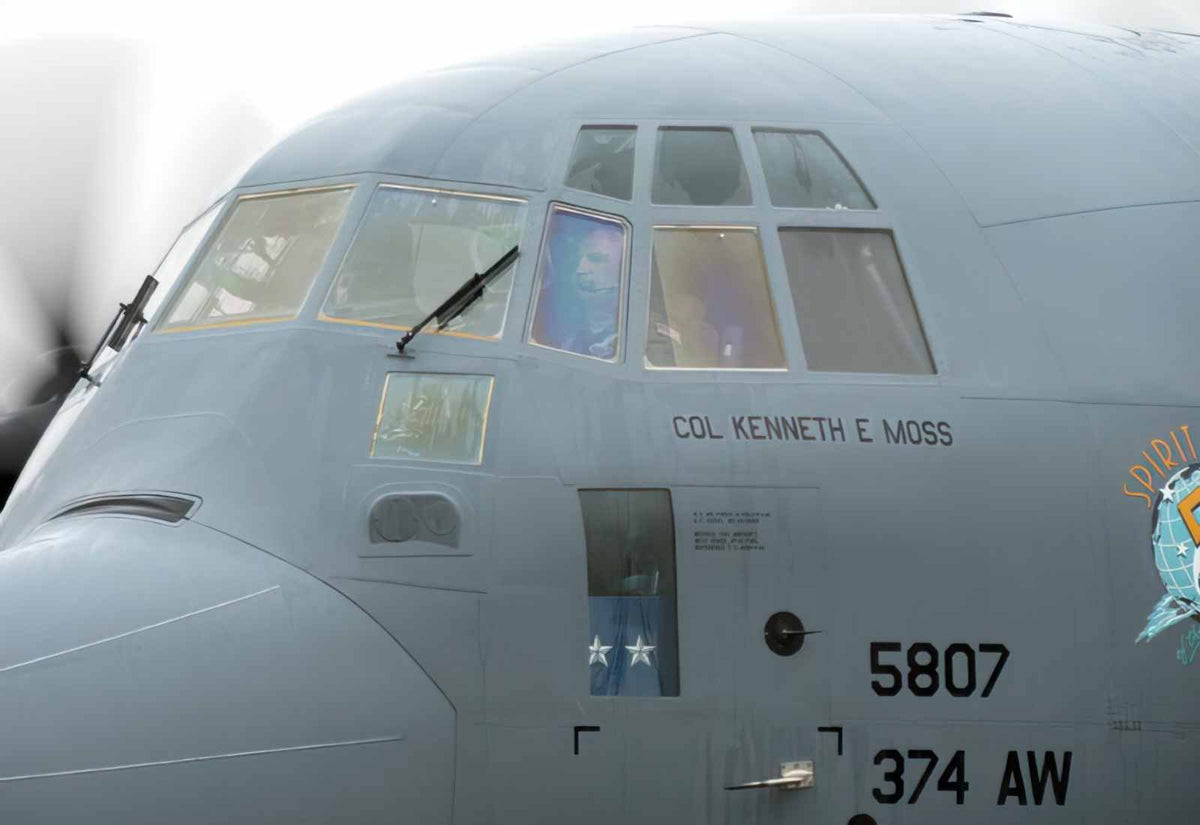 Lockheed C130j Super Hercules Tactical Medium Transport Aircraft United States 3 A4 Photo Print