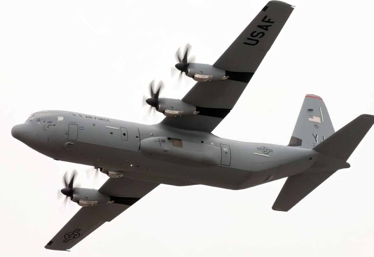 Lockheed C130j Super Hercules Tactical Medium Transport Aircraft United States 5 A4 Photo Print