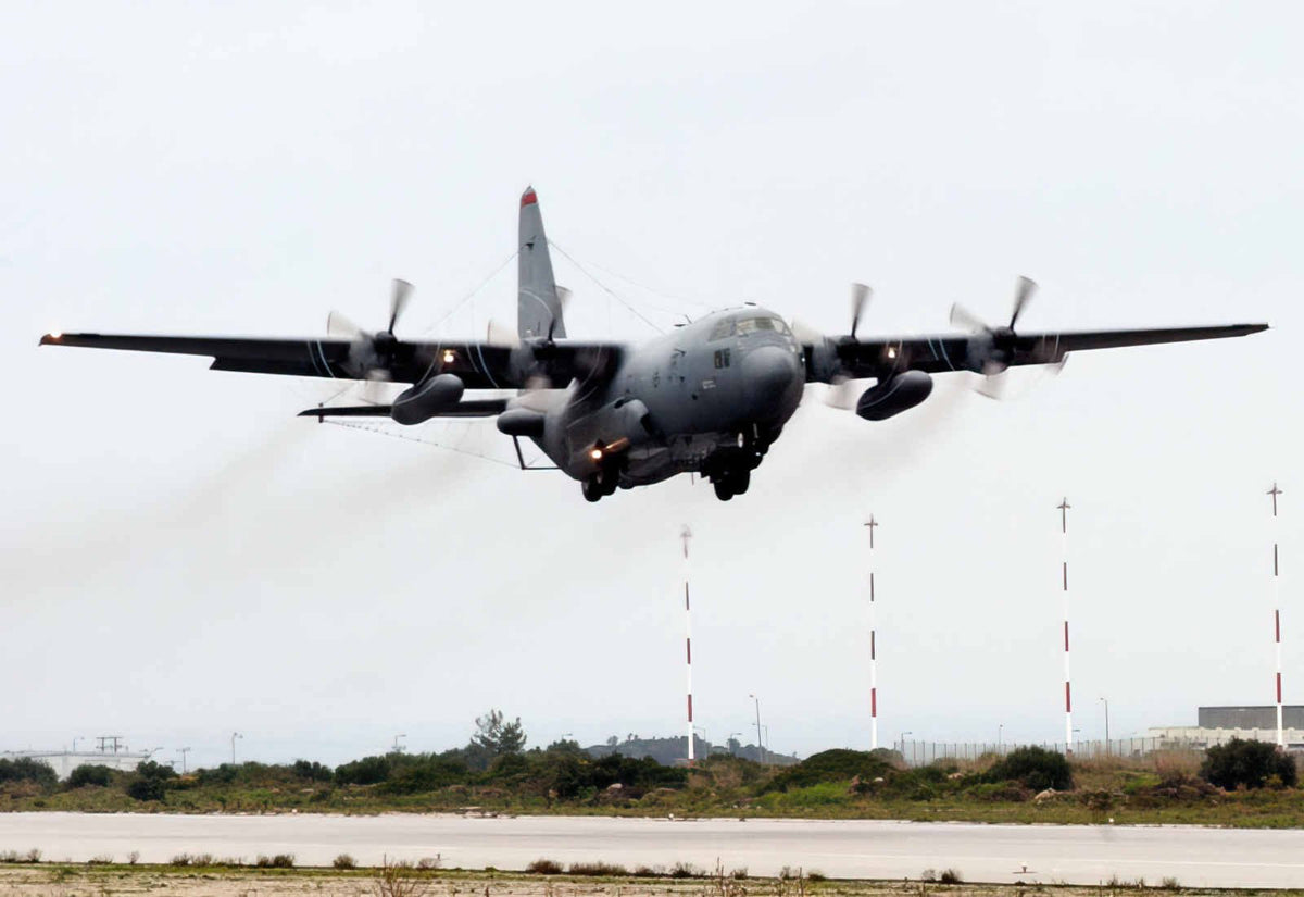 Lockheed Ec130h Compass Call 2 A4 Photo Print