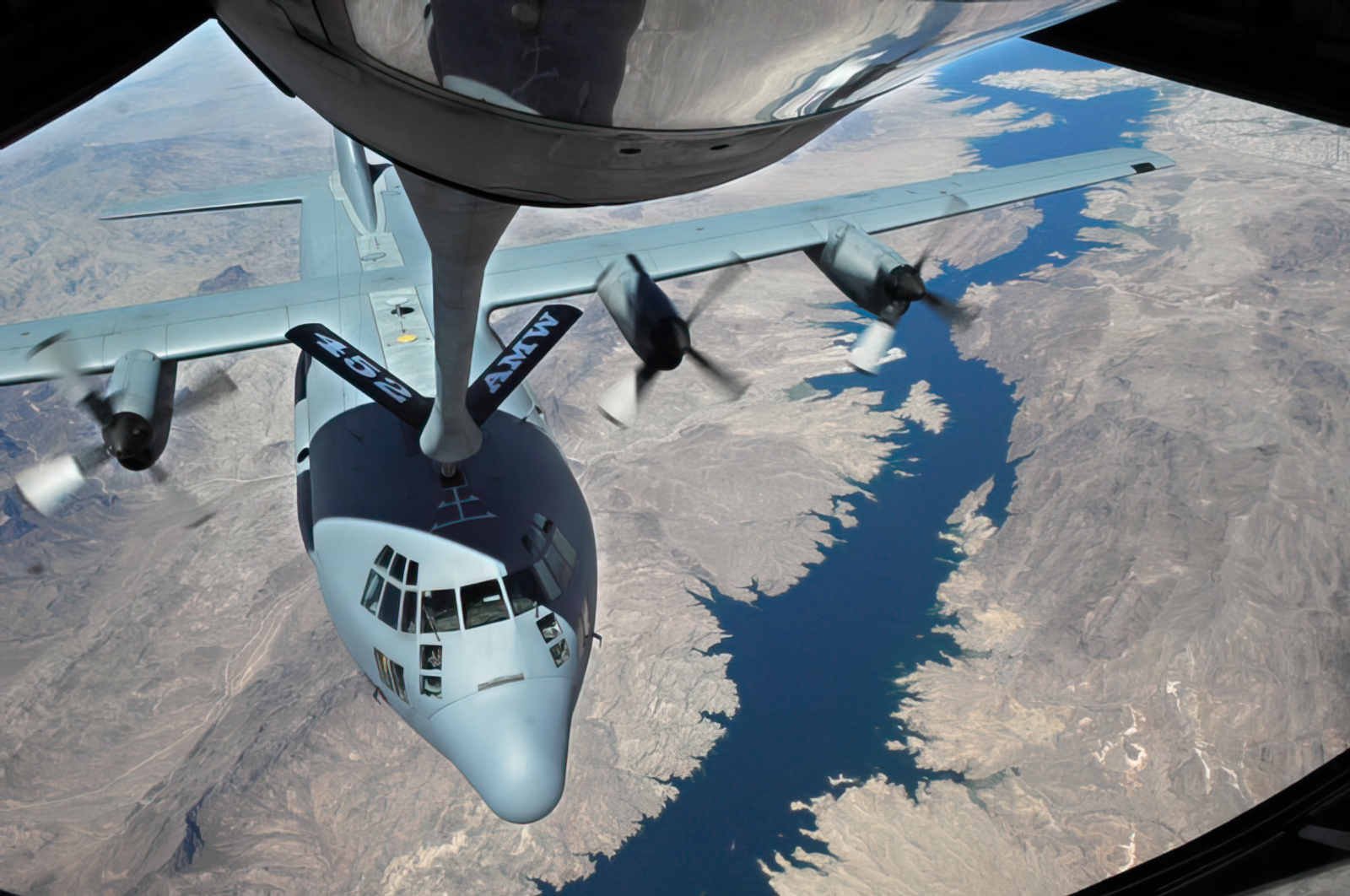 Lockheed Ec130h Compass Call 6 A4 Photo Print