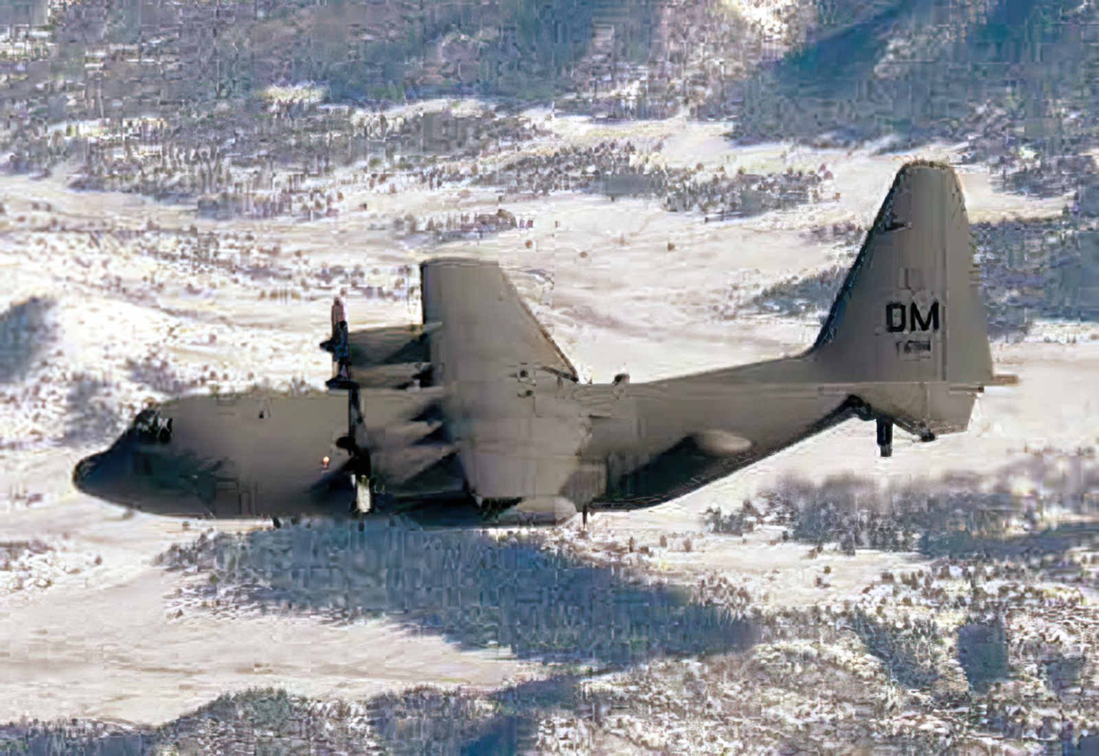 Lockheed Ec130h Compass Call 9 A4 Photo Print