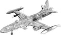 Lockheed F 94 Starfire cutaway A4 Photo Print