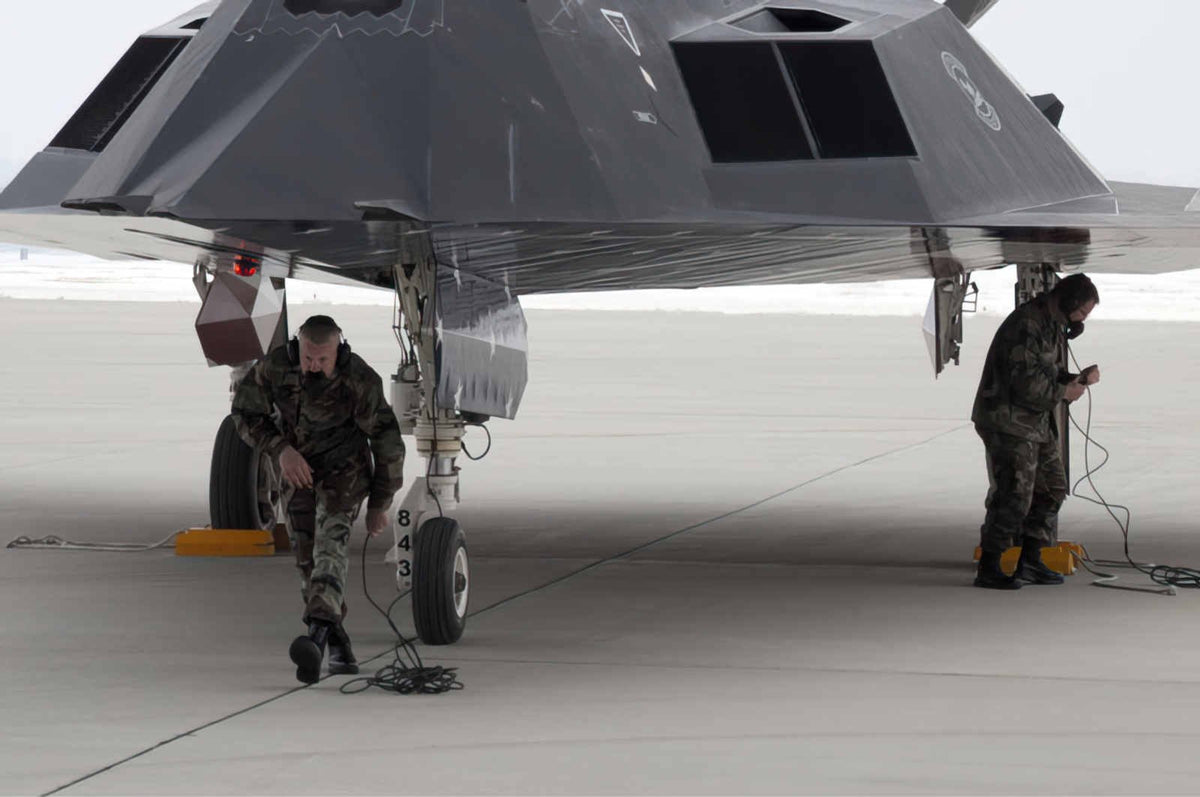 Lockheed F117 Nighthawk 12 A4 Photo Print