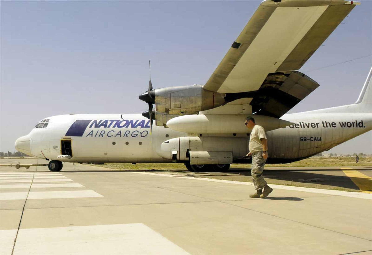 Lockheed L100 Hercules Civilian Transport 2 A4 Photo Print