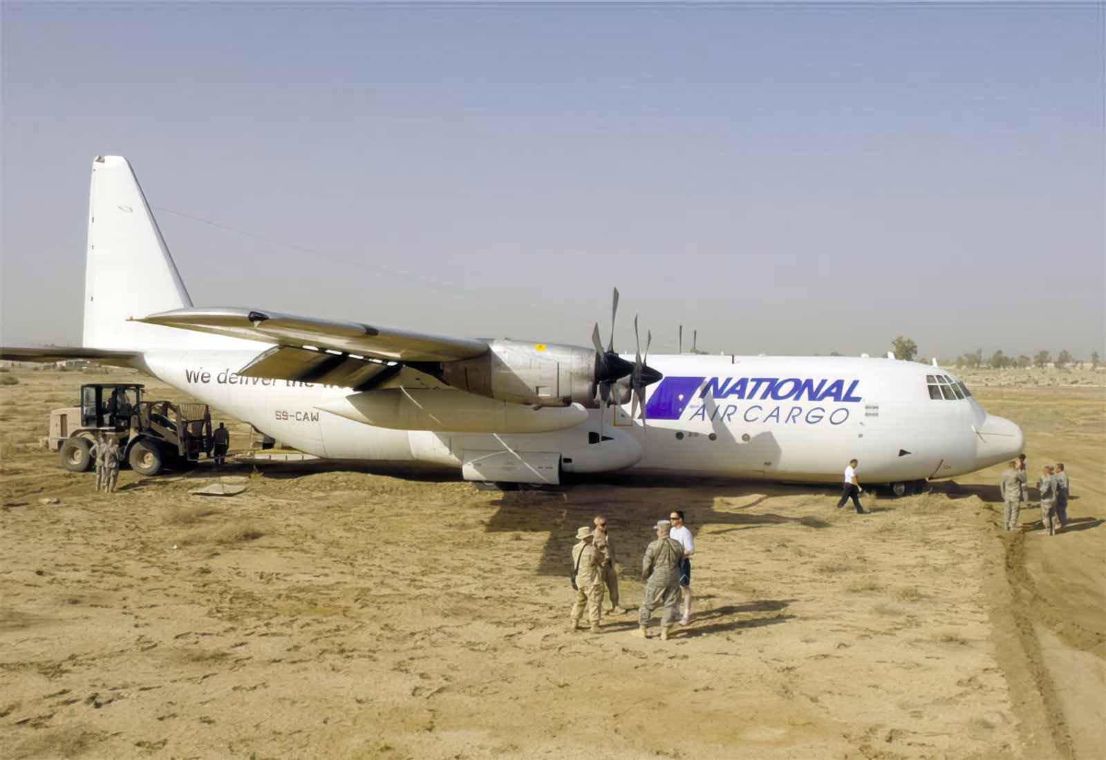 Lockheed L100 Hercules Civilian Transport A4 Photo Print