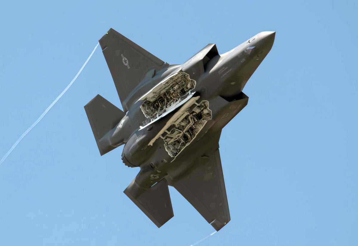 Lockheed Martin F35 Lightning Ii Advanced Strike Fighter Aircraft Usa 18 A4 Photo Print