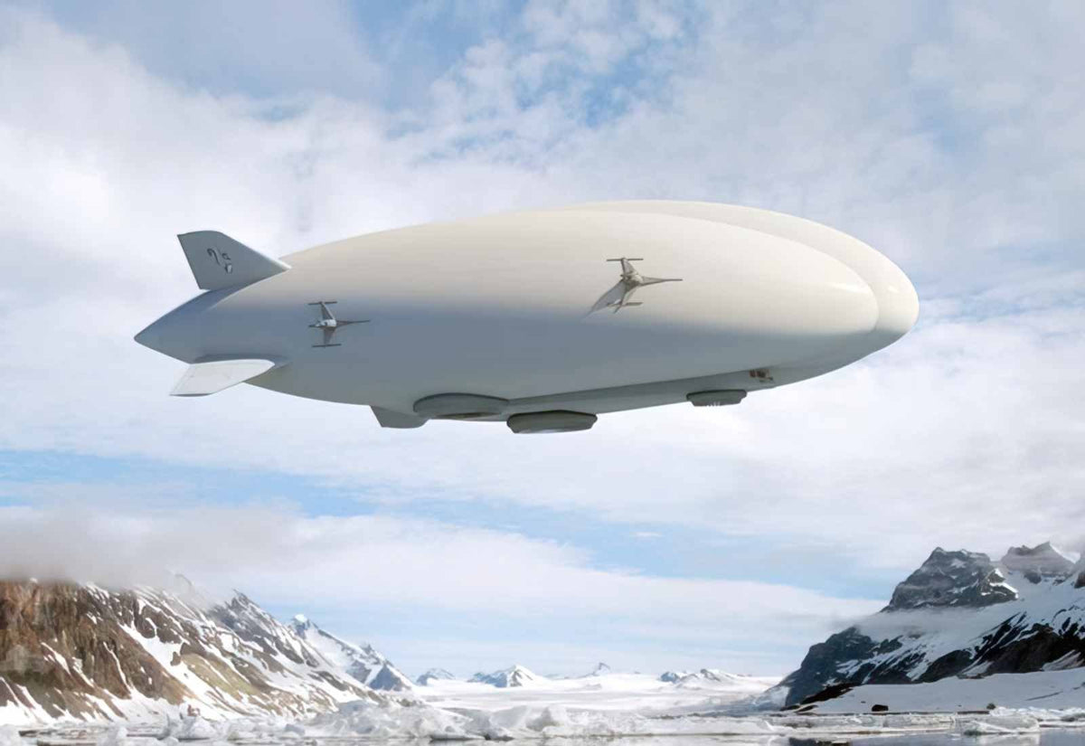 Lockheed Martin Lmh1 Hybrid Airship United States A4 Photo Print