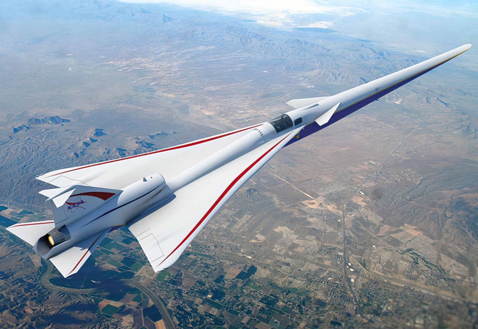 Lockheed Martin Nasa Lbfd Low Boom Flight Demonstrator Aircraft 2 A4 Photo Print
