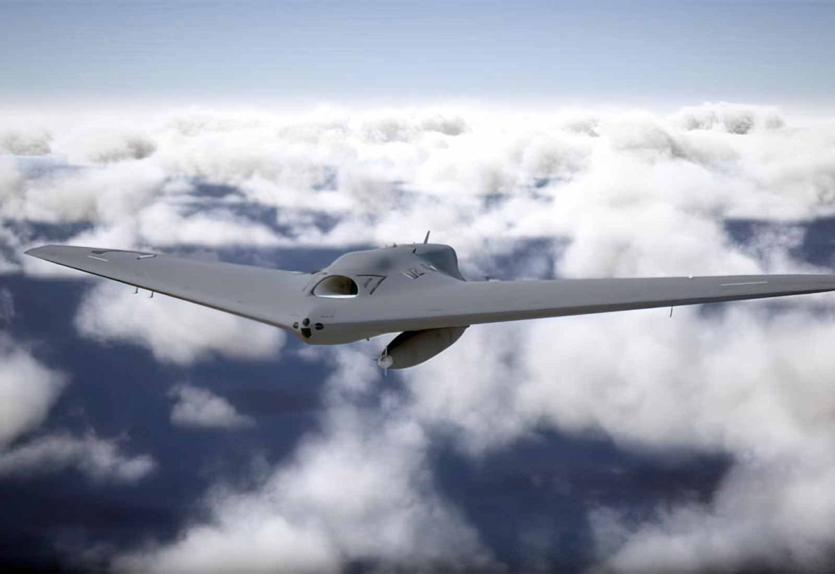 Lockheed Mq25 Stingray Aerial Tanker Uav United States Navy 3 A4 Photo Print