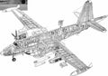 Lockheed P 2 Neptune cutaway A4 Photo Print