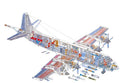 Lockheed P 3 Orion cutaway A4 Photo Print