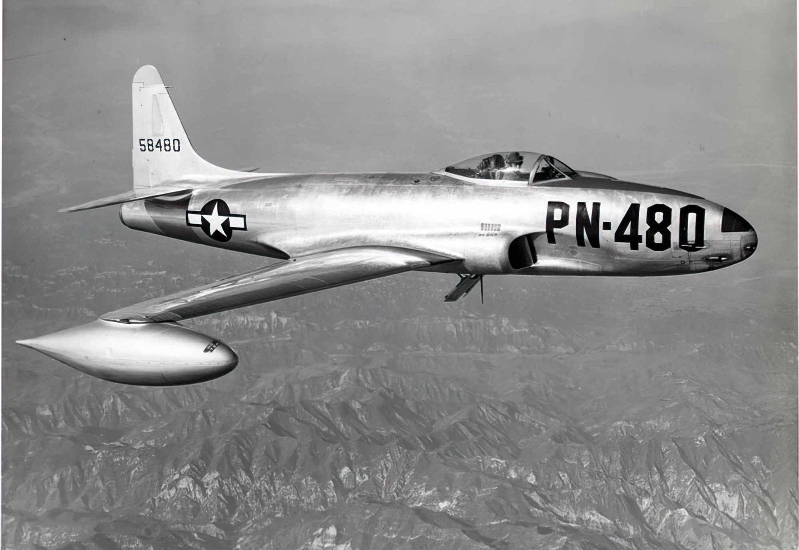 Lockheed P80 Shooting Star Jet Powered Fighter United States 11 A4 Photo Print