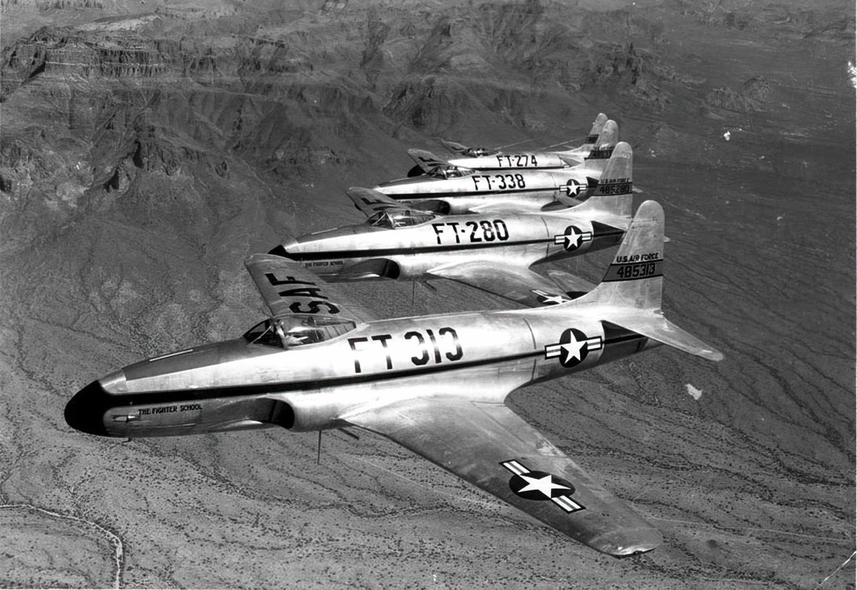 Lockheed P80 Shooting Star Jet Powered Fighter United States 12 A4 Photo Print