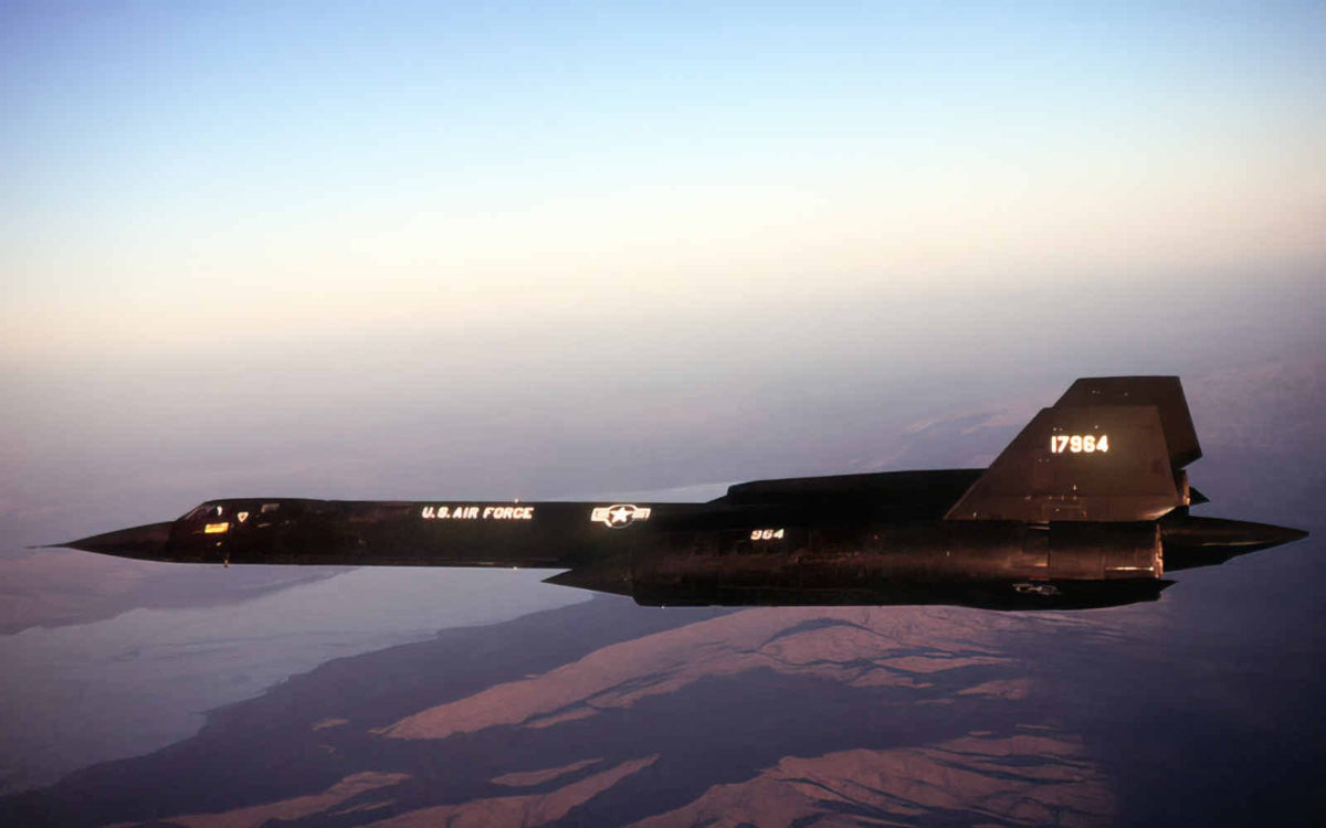 Lockheed Sr71 Blackbird 8 A4 Photo Print