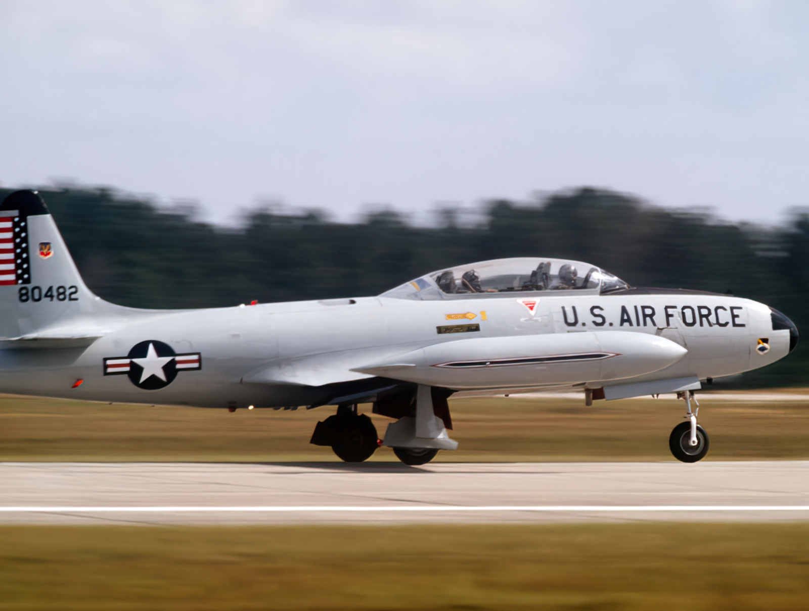 Lockheed T33 Shootingstar 18 A4 Photo Print