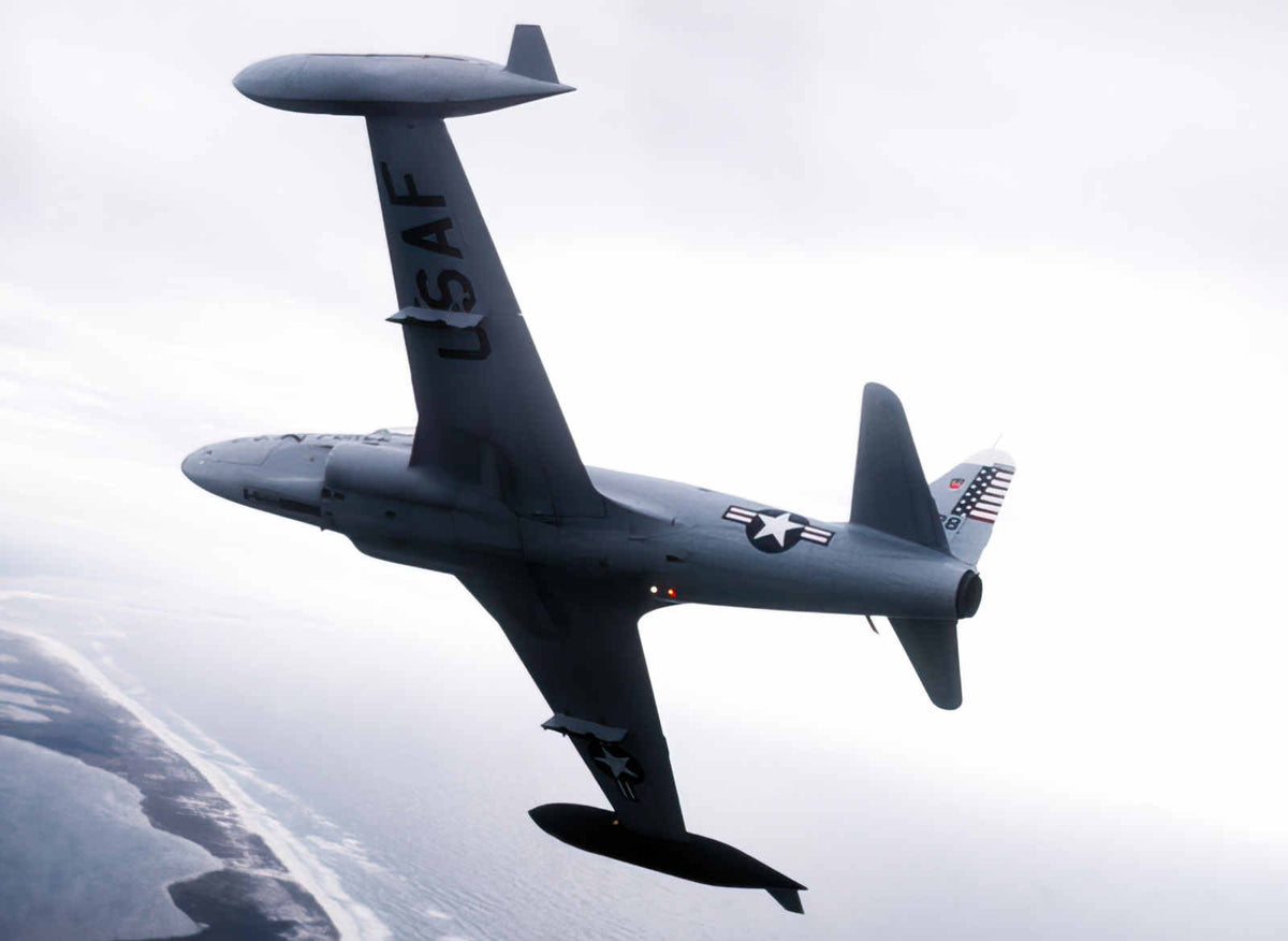 Lockheed T33 Shootingstar 20 A4 Photo Print