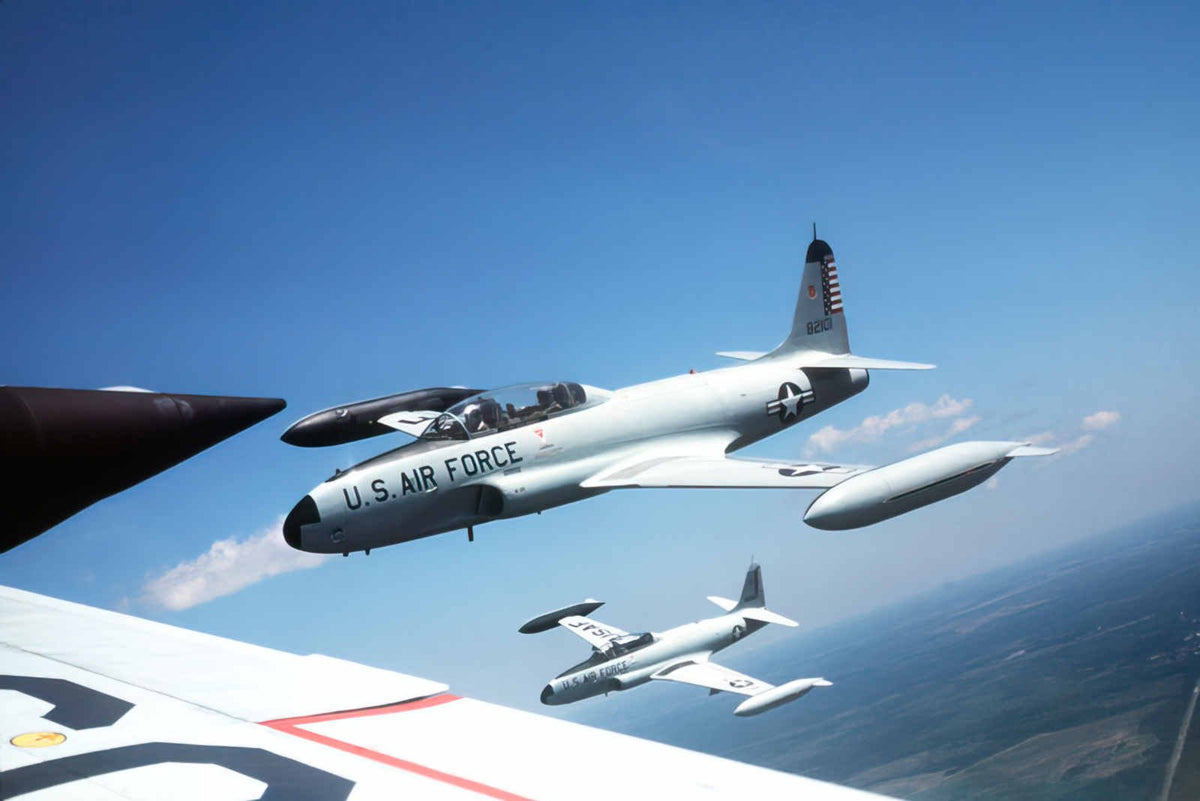 Lockheed T33 Shootingstar 27 A4 Photo Print