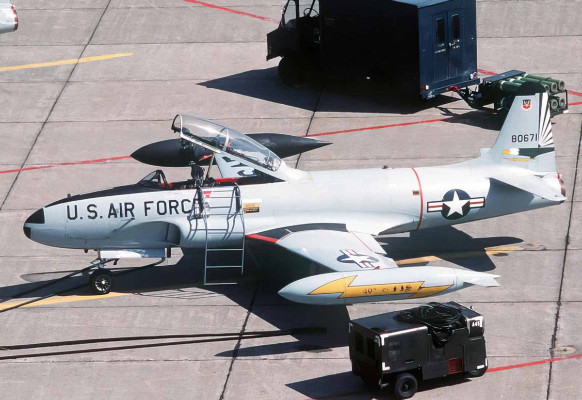 Lockheed T33 Shootingstar 28 A4 Photo Print