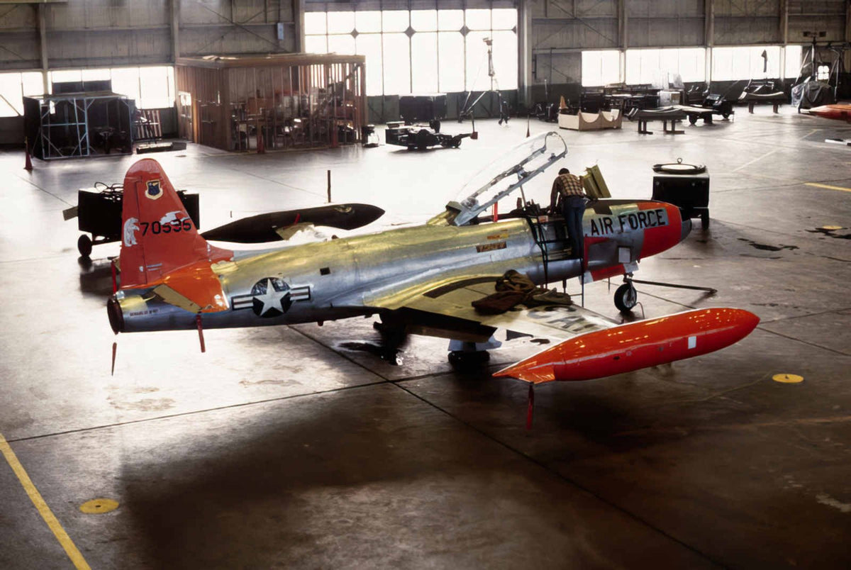 Lockheed T33 Shootingstar 29 A4 Photo Print