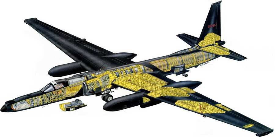 Lockheed U 2 cutaway A4 Photo Print