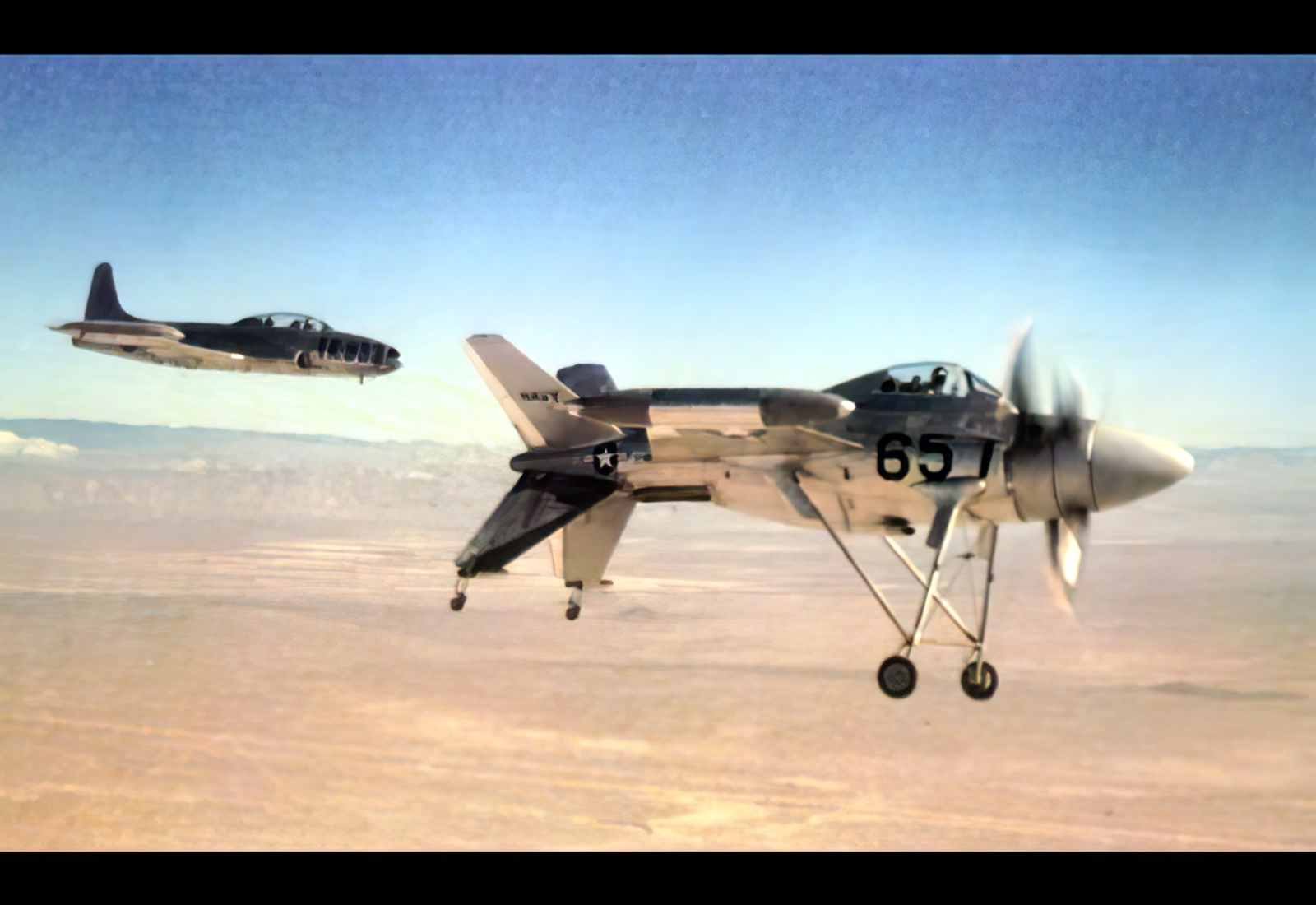 Lockheed Xfv Salmon Vtol Fighter Prototype United States 5 A4 Photo Print