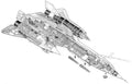 Lockheed YF 12 cutaway A4 Photo Print