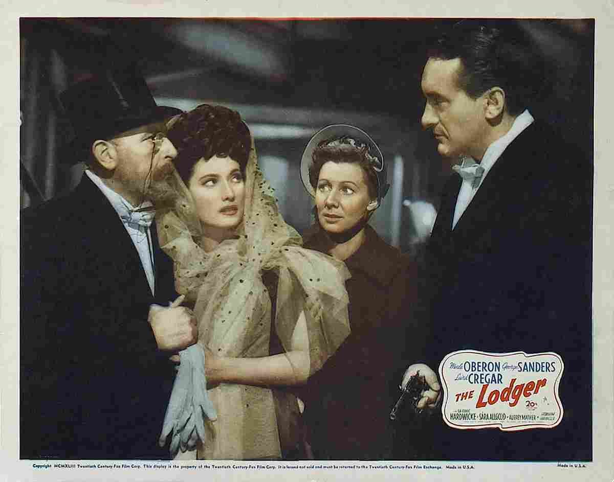 Lodger The 1944 09  film star poster A4 Photo Print